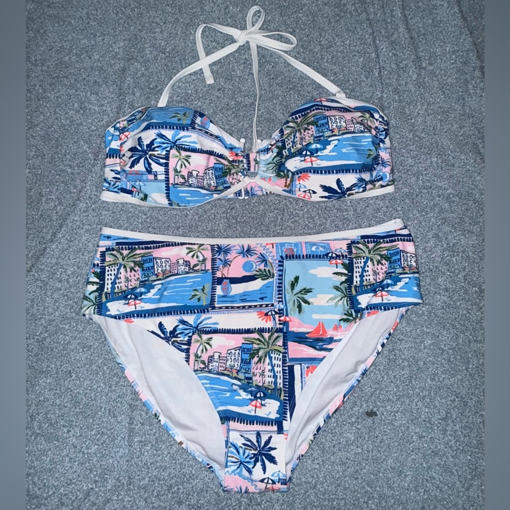 Walmart Time and Tru halter Bikini
Women’s plus 2X
20W 22W